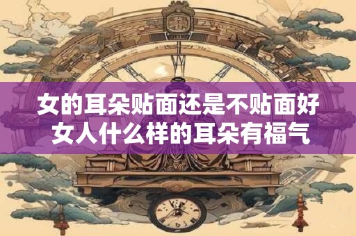 女的耳朵贴面还是不贴面好 女人什么样的耳朵有福气