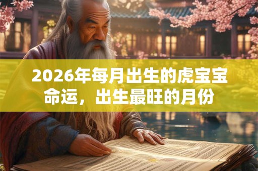 2026年每月出生的虎宝宝命运，出生最旺的月份