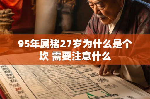 95年属猪27岁为什么是个坎 需要注意什么