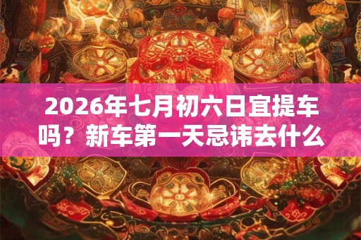 2026年七月初六日宜提车吗？新车第一天忌讳去什么地方