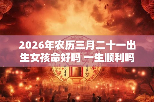 2026年农历三月二十一出生女孩命好吗 一生顺利吗