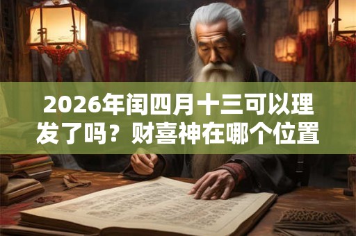 2026年闰四月十三可以理发了吗？财喜神在哪个位置？