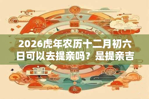 2026虎年农历十二月初六日可以去提亲吗？是提亲吉日吗