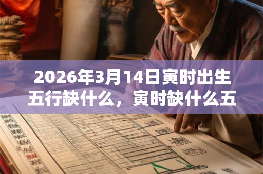 2026年3月14日寅时出生五行缺什么,寅时缺什么五行 2026年3月14日寅时出生五行缺什么,寅时缺什么五行