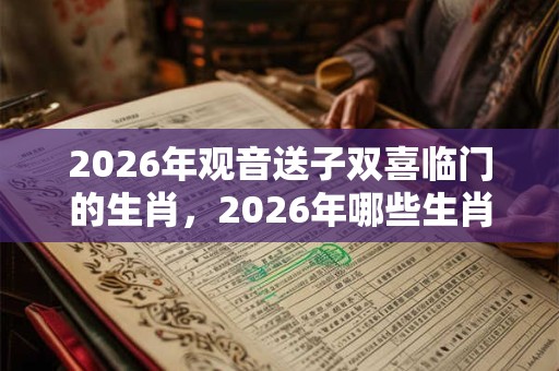 2026年观音送子双喜临门的生肖，2026年哪些生肖能怀孕生子？