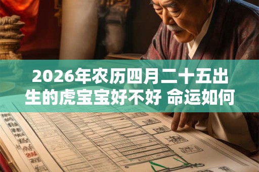 2026年农历四月二十五出生的虎宝宝好不好 命运如何 2026年农历四月二十五出生的虎宝宝好不好 命运如何