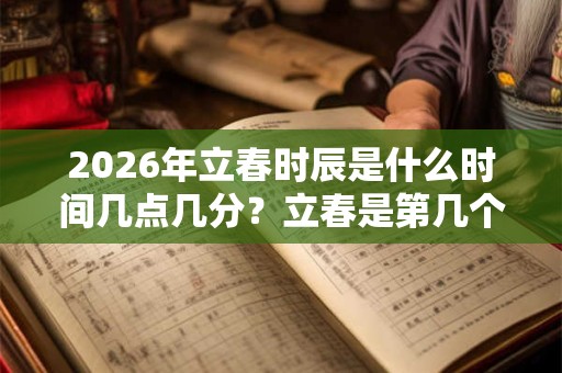 2026年立春时辰是什么时间几点几分？立春是第几个节气？