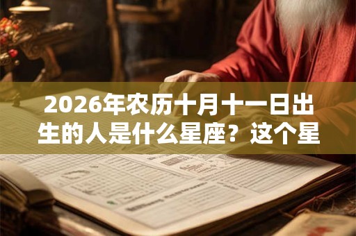 2026年农历十月十一日出生的人是什么星座?这个星座有什么优点? 2026年农历十月十一日出生的人是什么星座?这个星座有什么优点?