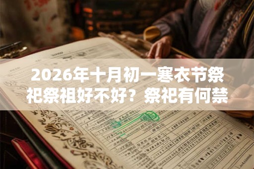 2026年十月初一寒衣节祭祀祭祖好不好?祭祀有何禁忌? 2026年十月初一寒衣节祭祀祭祖好不好?祭祀有何禁忌?