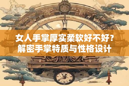 女人手掌厚实柔软好不好？解密手掌特质与性格设计