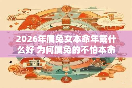 2026年属兔女本命年戴什么好 为何属兔的不怕本命年