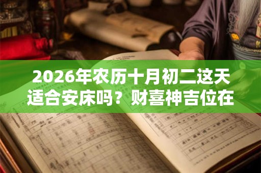 2026年农历十月初二这天适合安床吗？财喜神吉位在哪？
