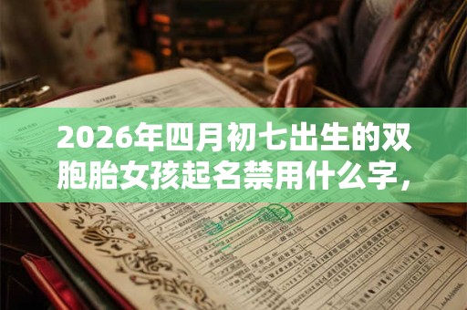 2026年四月初七出生的双胞胎女孩起名禁用什么字，五行属什么