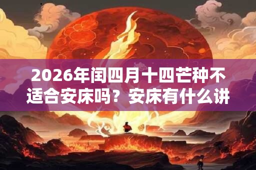 2026年闰四月十四芒种不适合安床吗？安床有什么讲究？