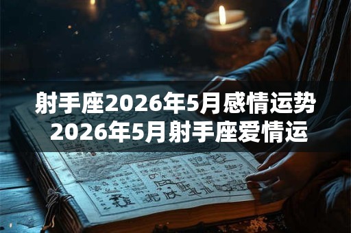 射手座2026年5月感情运势 2026年5月射手座爱情运程详解