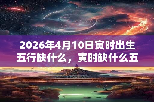 2026年4月10日寅时出生五行缺什么，寅时缺什么五行