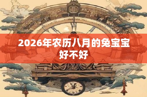 2026年农历八月的兔宝宝好不好 2026年农历八月的兔宝宝好不好