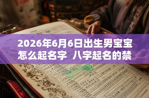 2026年6月6日出生男宝宝怎么起名字 八字起名的禁忌 2026年6月6日出生男宝宝怎么起名字 八字起名的禁忌