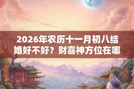 2026年农历十一月初八结婚好不好？财喜神方位在哪？