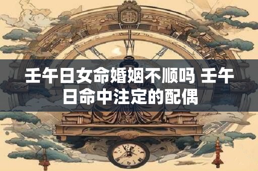 壬午日女命婚姻不顺吗 壬午日命中注定的配偶