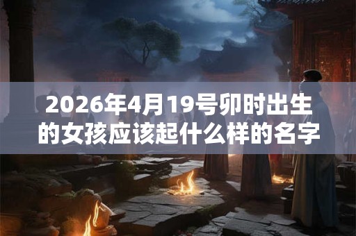 2026年4月19号卯时出生的女孩应该起什么样的名字