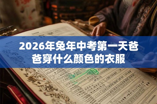 2026年兔年中考第一天爸爸穿什么颜色的衣服 2026年兔年中考第一天爸爸穿什么颜色的衣服