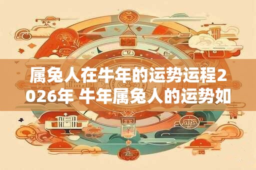属兔人在牛年的运势运程2026年 牛年属兔人的运势如何