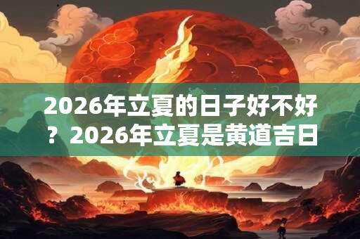 2026年立夏的日子好不好?2026年立夏是黄道吉日吗? 2026年立夏的日子好不好?2026年立夏是黄道吉日吗?