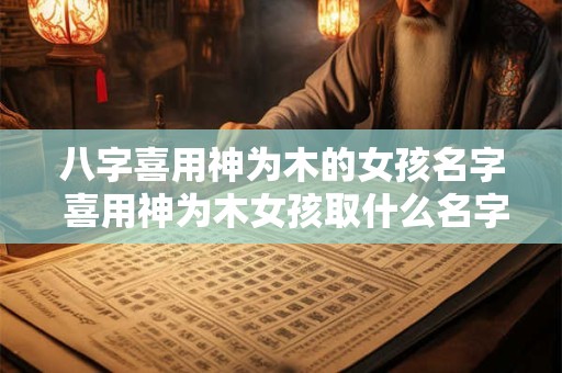 八字喜用神为木的女孩名字 喜用神为木女孩取什么名字
