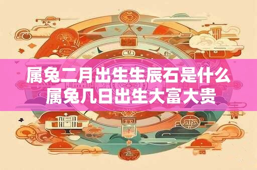 属兔二月出生生辰石是什么 属兔几日出生大富大贵