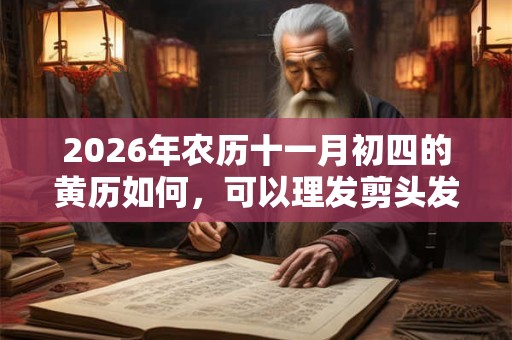 2026年农历十一月初四的黄历如何,可以理发剪头发吗? 2026年农历十一月初四的黄历如何,可以理发剪头发吗?