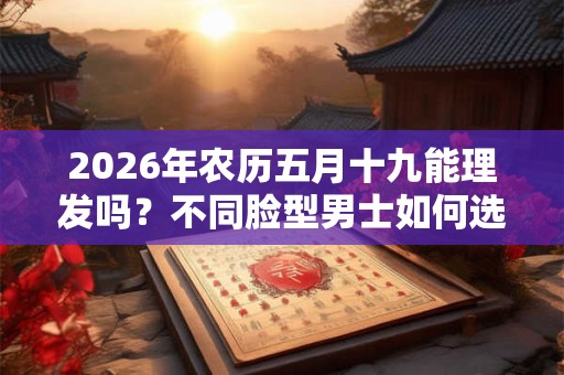 2026年农历五月十九能理发吗?不同脸型男士如何选择发型 2026年农历五月十九能理发吗?不同脸型男士如何选择发型