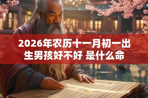 2026年农历十一月初一出生男孩好不好 是什么命