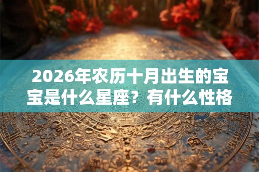 2026年农历十月出生的宝宝是什么星座?有什么性格特征? 2026年农历十月出生的宝宝是什么星座?有什么性格特征?