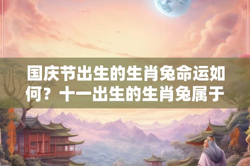 国庆节出生的生肖兔命运如何？十一出生的生肖兔属于什么星座的？