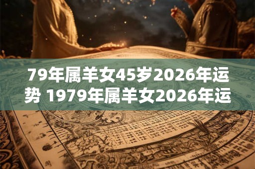 79年属羊女45岁2026年运势 1979年属羊女2026年运势及运程