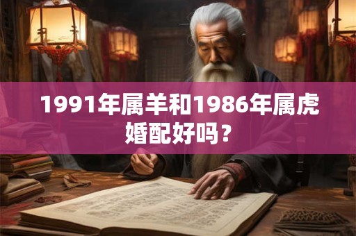 1991年属羊和1986年属虎婚配好吗？