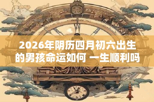 2026年阴历四月初六出生的男孩命运如何 一生顺利吗