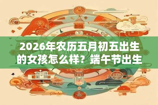 2026年农历五月初五出生的女孩怎么样？端午节出生的女孩命硬？