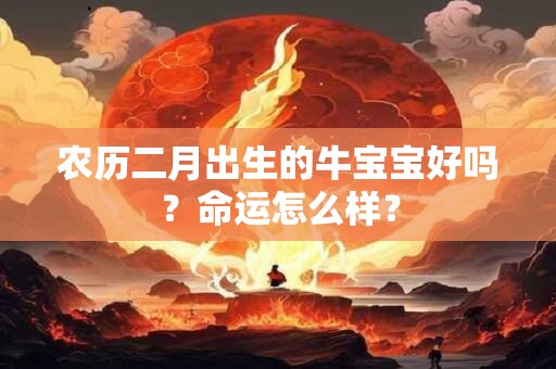农历二月出生的牛宝宝好吗？命运怎么样？