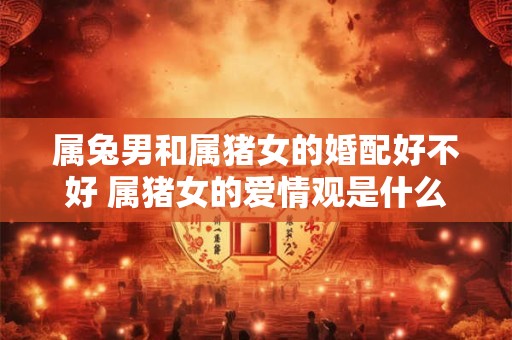 属兔男和属猪女的婚配好不好 属猪女的爱情观是什么样