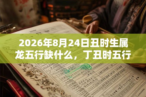 2026年8月24日丑时生属龙五行缺什么，丁丑时五行缺什么