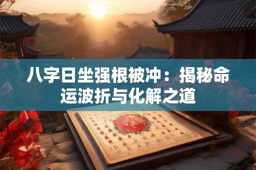 八字日坐强根被冲：揭秘命运波折与化解之道