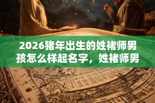 2026猪年出生的姓褚师男孩怎么样起名字，姓褚师男孩好名推荐