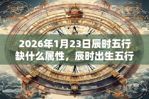 2026年1月23日辰时五行缺什么属性，辰时出生五行缺什么