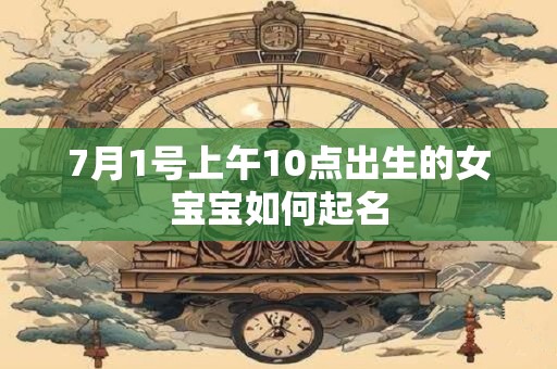 7月1号上午10点出生的女宝宝如何起名 7月1号上午10点出生的女宝宝如何起名