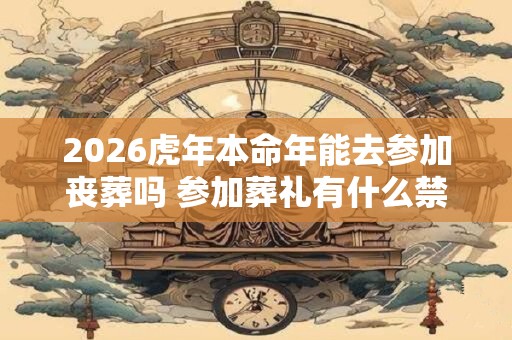 2026虎年本命年能去参加丧葬吗 参加葬礼有什么禁忌