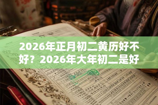 2026年正月初二黄历好不好？2026年大年初二是好日子吗？