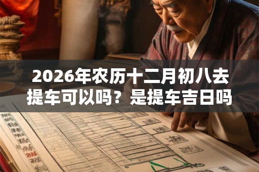 2026年农历十二月初八去提车可以吗？是提车吉日吗？