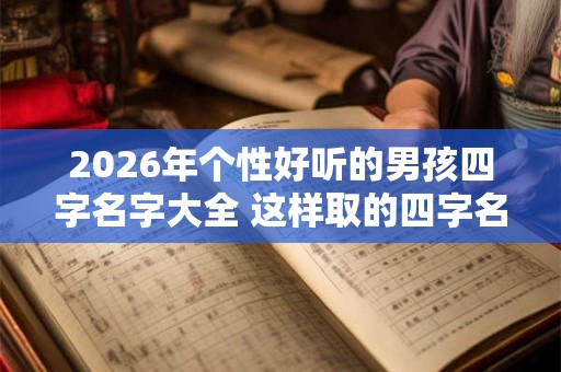 2026年个性好听的男孩四字名字大全 这样取的四字名字最好听